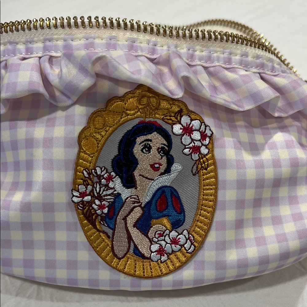 Stoney Clover Lane Lilac Gingham Crossbody Belt Bag with Snow White Patch - Picture 9 of 9